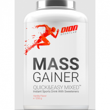 Dion Sports Mass Gainer, vaniļa - 1250 g – madala kalorsusega toode firmalt DION Sportlab, osta SportFit-ist