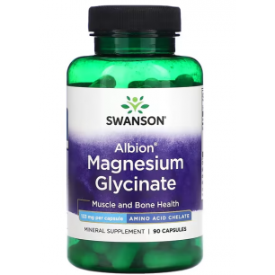 Albiona magnija glicināta 133 mg "Swanson", 90 kapsulas
