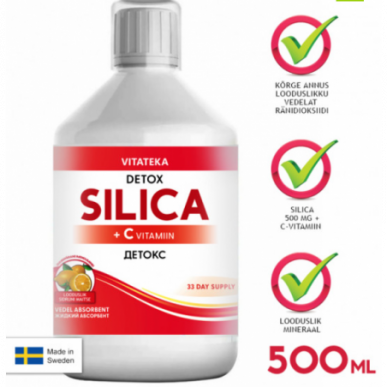 Silīcija dioksīda 500 mg "viteteka", 500 ml – madala kalorsusega toode firmalt VITATEKA, osta SportFit-ist