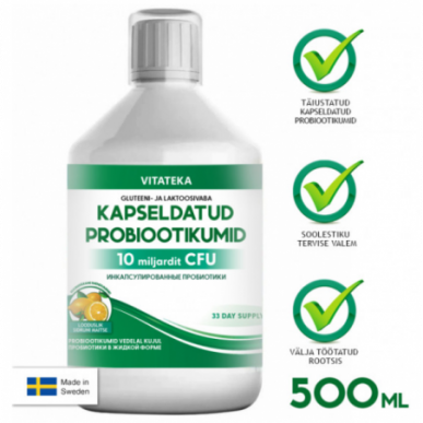 Iekapsulētās probiotikas "Vittekeka", 500 ml – madala kalorsusega toode firmalt VITATEKA, osta SportFit-ist