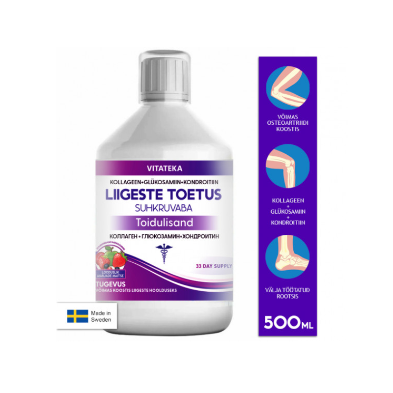 Vitteka locītavas atbalsts (bez cukura) - 500 ml Vitteka locītavas atbalsts (bez cukura) - 500 ml