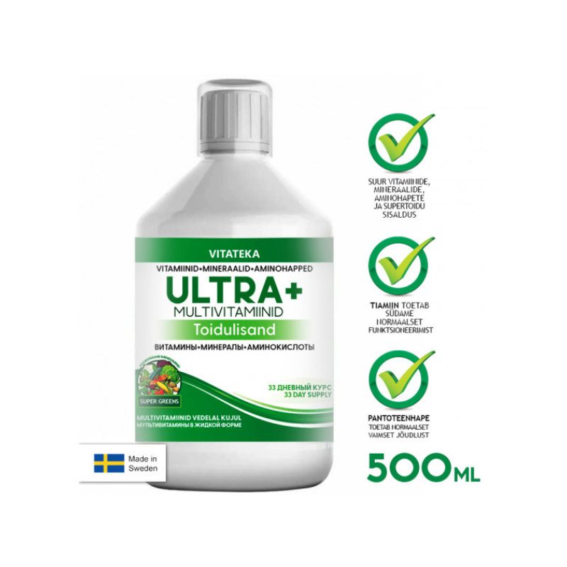 Ultra + multivitamīni "Viteteka", 500 ml