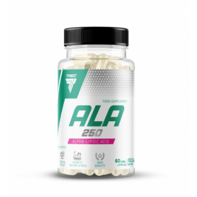 Treec uztura zona 250 (alfa-liposskābe), N60 – madala kalorsusega toode firmalt TREC NUTRITION, osta SportFit-ist