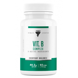 TREC Nutrition VIT.B komplekss-B grupas vitamīni, N60