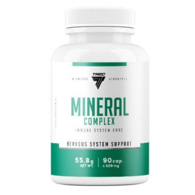 TREC NUTRITION MINERAAL KOMPLEKS - 90 kapslit – madala kalorsusega toode firmalt TREC NUTRITION, osta SportFit-ist