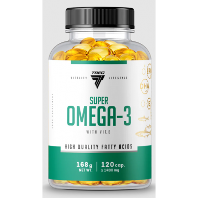 Treec uztura super omega -3 - 60 kapsulas – madala kalorsusega toode firmalt TREC NUTRITION, osta SportFit-ist