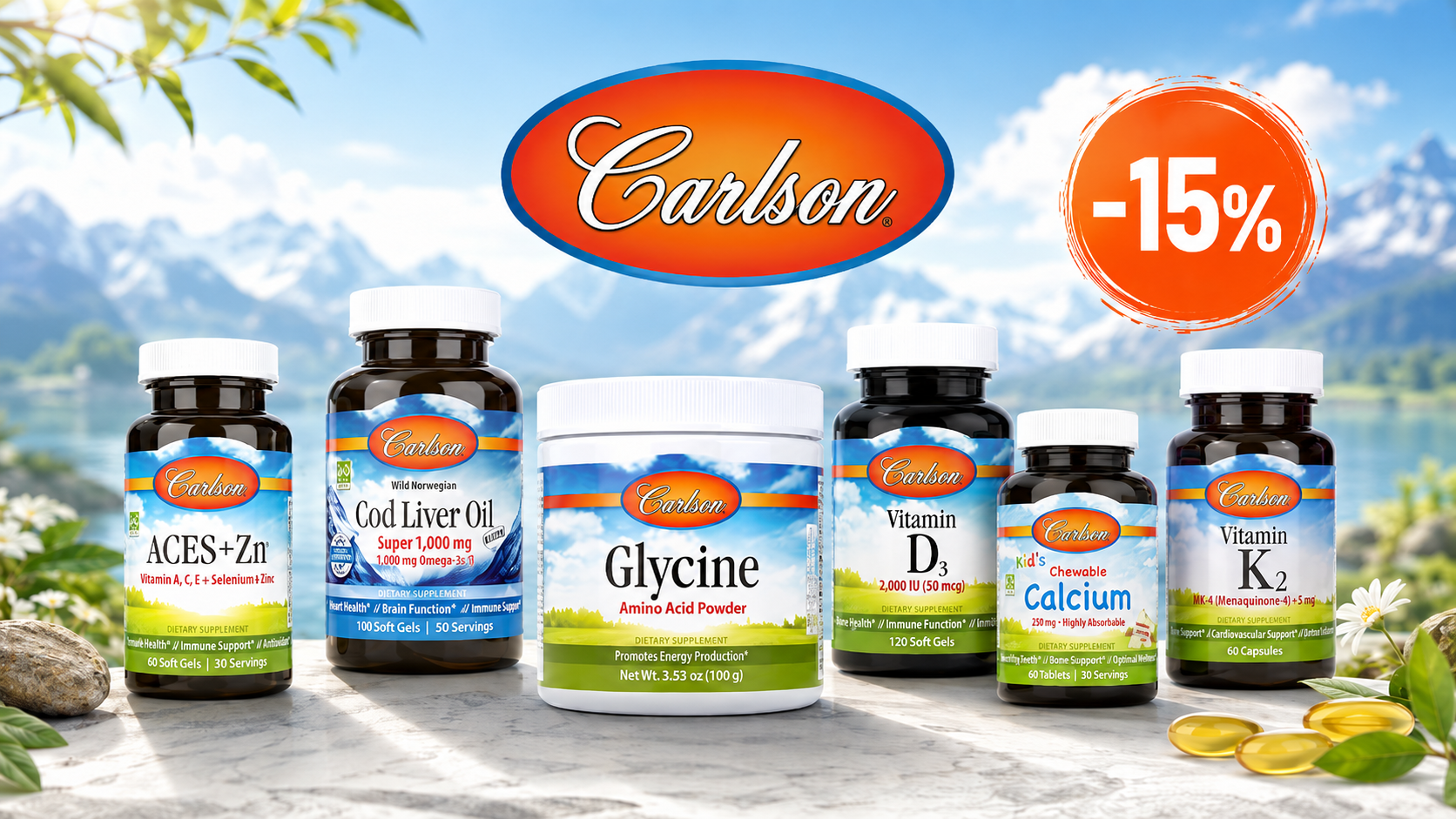 15% Off Carlson