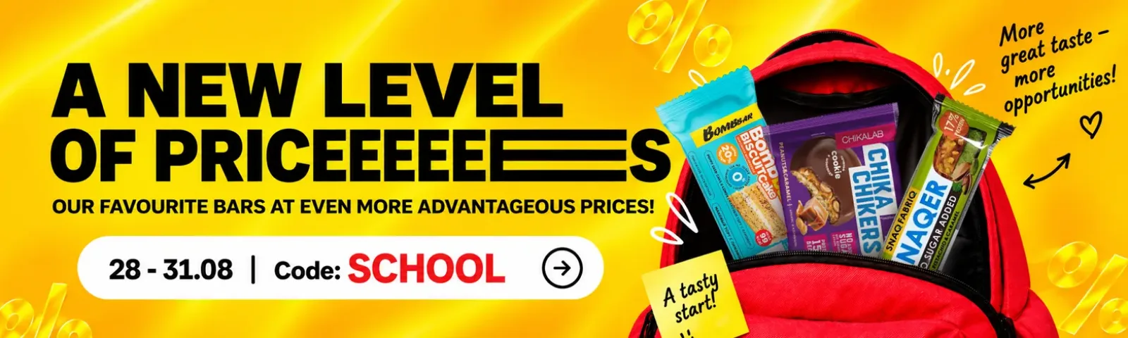 New Level Prices on Favourite Bars
