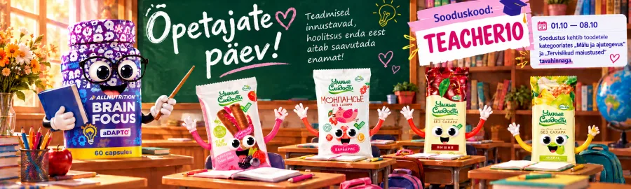 Head õpetajate päeva! −10% koodiga TEACHER10