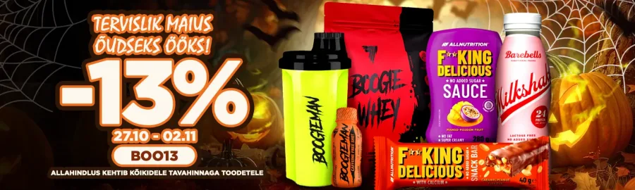 Halloween Sale: −13% koodiga BOO13